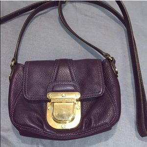Purple MK shoulder bag